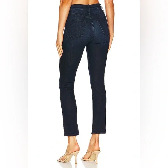 MOTHER Denim The Mid Rise Dazzler Ankle Jeans Dark Wash Now or Never Size 30 - Picture 3 of 14